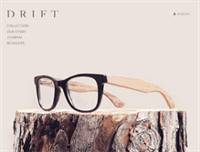 Tablet Screenshot of drifteyewear.com